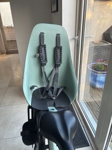 Urban Iki rear child bike seat Icho Green + Bincho Black
