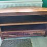 Two Drawer Sheesham Wood Corner TV Unit - India Image 4