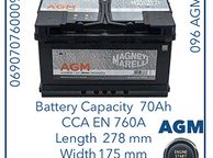 main image for ad Car Battery 096agm Start/ Stop