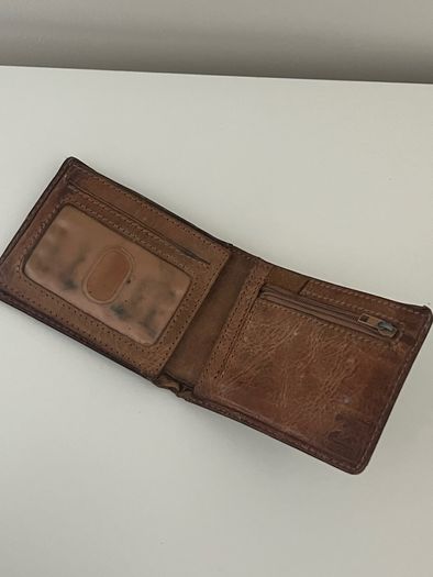 original billabong leather wallet