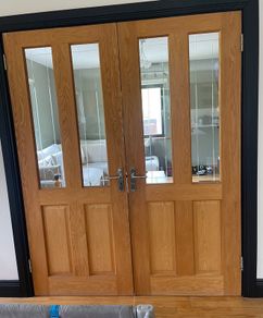 Solid Oak Internal Doors Excellent Condition