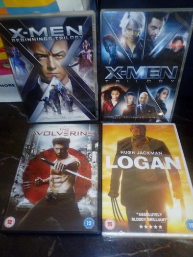 X-men 8 Movie  Dvd Collection Logan Marvel