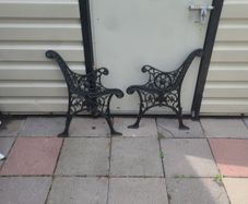 Cast Iron bench ends