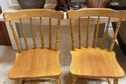 2 x Very Solid Kitchen Dining Chairs - Can Deliver