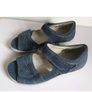 Waldlaufer Hilena Blue Nubuck Leather Wide Fit H Sandals UK 2.5 EU 35.5 BNIB  CAN POST Image 5