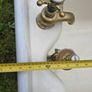 Vintage Cast Iron Bath Tub  Solid Heavy Bath Image 7