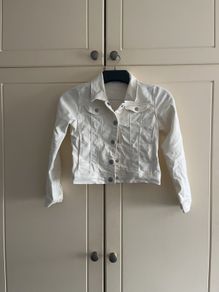 Cream denim jacket