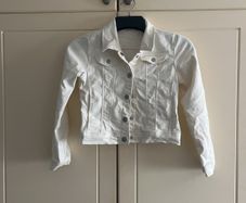 Cream denim jacket