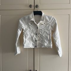 Cream denim jacket