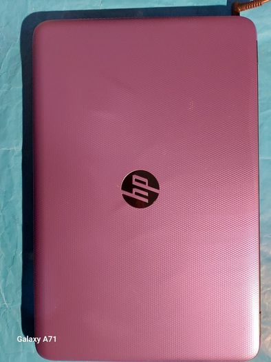 HP 15.6 inch Laptop, Purple, Model TPN-C125, Intel Pentium CPU 3825U, 1.9GHz, 4GB Ram, 300GB HDD, Windows 10, Microsoft Edge, Chrome, and VLC