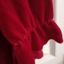 Red velvet dress, New, age 7-8 Image 2