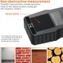 Pinless Moisture Meters - with Backlit LCD Screen Non-Invasive Damp Meter Detects up to 3/4-Inch Below Surface for Non-Destructive Moisture Detection Wallboard Masonry Hardwood and Softwood Image 5