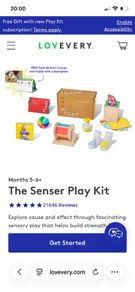 Lovevery the sensor play kit 5-6 months