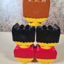 Vintage Lego duplo large heads faces cat dog woman x 5 Image 4