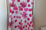 Beautiful size 10 BN white &amp; pink dress