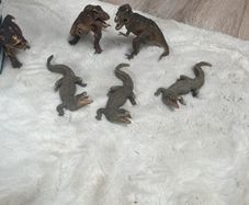 Schleich dinosaur and crocodiles