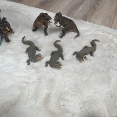 Schleich dinosaur and crocodiles
