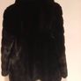 vintage 70's dark brown fax fur jacket Image 4