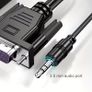 VGA to HDTV Adapter-1080P Video Adapter VGA Converter with Audio Cable, Male to Female for PC, Monitor HDTV (Note: VGA to HDTV Solely, Not Bi-Directional) Image 8
