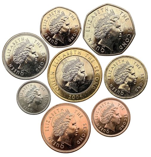 Falkland Islands 8 coins (Islas Malvinas) Full Set
