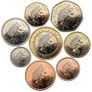 Falkland Islands 8 coins (Islas Malvinas) Full Set Image 3