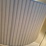Large table Lamp chrome and linen Image 6