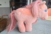 Cotton Candy Plushie Teddy Softies Large Vintage MLP G1 My Little Pony