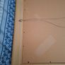 Large Silver coloured framed mirror Image 5