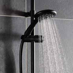 Triton Five Spray Shower Head - Matte Black - DuraFlow