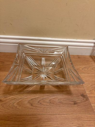 2 x Marquis by Waterford crystal square 10 inch low Bowl