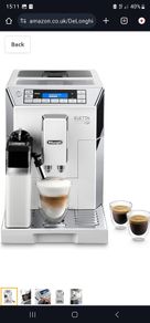 DeLonghi Eletta cappucino coffe machine
