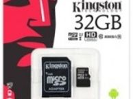 main image for ad micro sd card class 10 Kingston Canvas Select 32GB Micro SD UHS-I Flash Card with Adapter