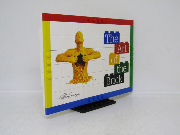 LEGO Rare The Art Of The Brick By Nathan Sawaya Lego Printed Museum Exhibit Limited Edition Promo Exclusive From The Art Of The Brick Expo