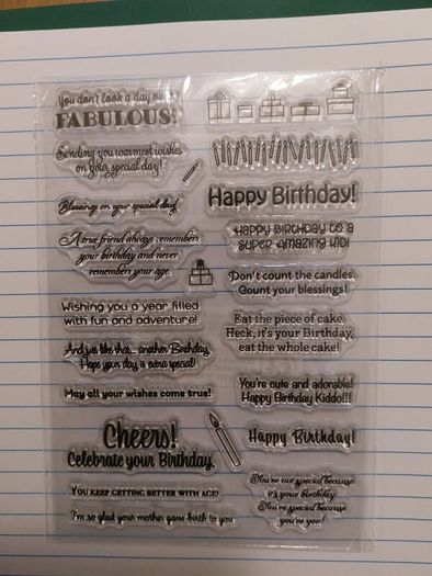 Sentiments stamp