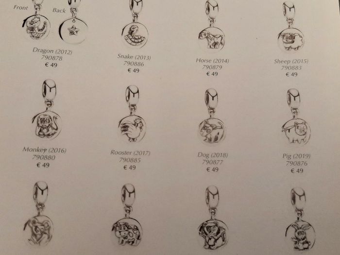 New genuine pandora sheep charm