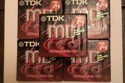 TDK MD-74 Minute MiniDiscs.