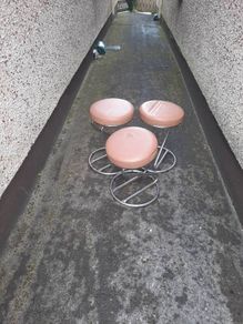 3 small bar stools