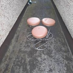 3 small bar stools