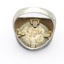 Vintage 925 Sterling Silver 1911 3d Threepence Coin Ring, Signed & Full British Hallmarks, 1975 Image 4