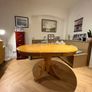 Extendable Solid Wooden Round Dining Table Image 5