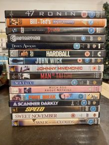 Keanu Reeves Dvd Collection John Wick Speed Bill & Ted The Matrix