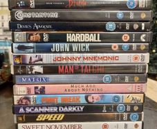 Keanu Reeves Dvd Collection John Wick Speed Bill & Ted The Matrix