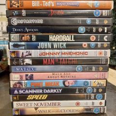 Keanu Reeves Dvd Collection John Wick Speed Bill & Ted The Matrix