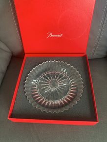 Baccarat Crystal Plate