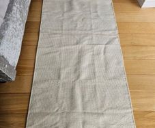 Flatwoven Rug Beige 195cm x 80cm