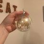 Personalised Glass Christmas Baubles Image 5
