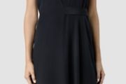 BNWT All Saints Black Silk Dress
