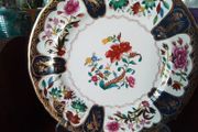 Mason's Blue &amp; Gold Historic Limited Edition Plate