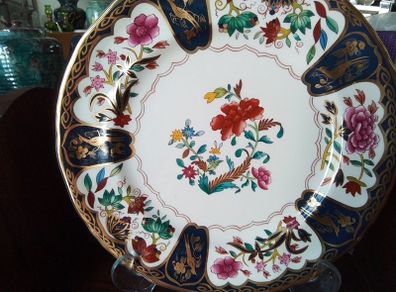 Mason's Blue & Gold Historic Limited Edition Plate