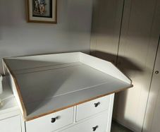 Changing table attachment for IKEA Hemnes chest